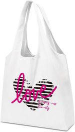 CGBE Canvas Tote Bag, Reusable Grocery Bags With Inner Pocket, Large Capacity Shopping Tote Bag For Women Machine Washable - Image 2